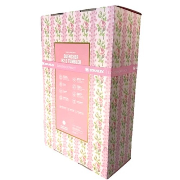 Love Shack Fancy Quencher Stanley H2.0 Tumbler Gift Box Bag ONLY Authentic Rosa - Picture 2 of 4
